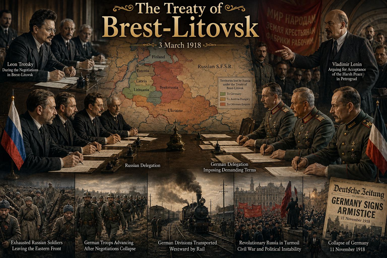 The Treaty of Brest-Litovsk: How Russia Left World War I