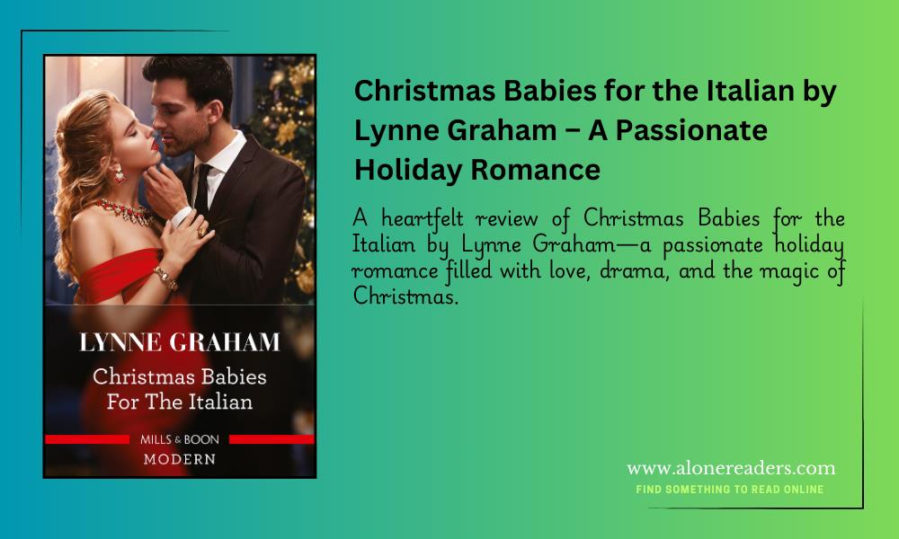 Christmas Babies for the Italian by Lynne Graham – A Passionate Holiday Romance