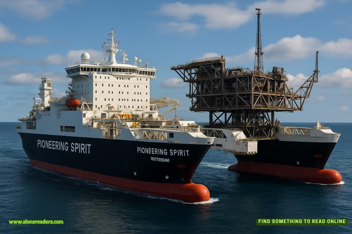 Pioneering Spirit: The World’s Largest Twin-Hull Vessel That Lifts Entire Oil Platforms
