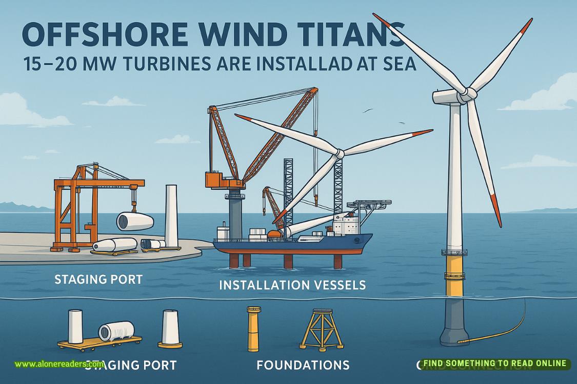 Offshore Wind Titans: The Installation of 15–20 MW Turbines at Sea