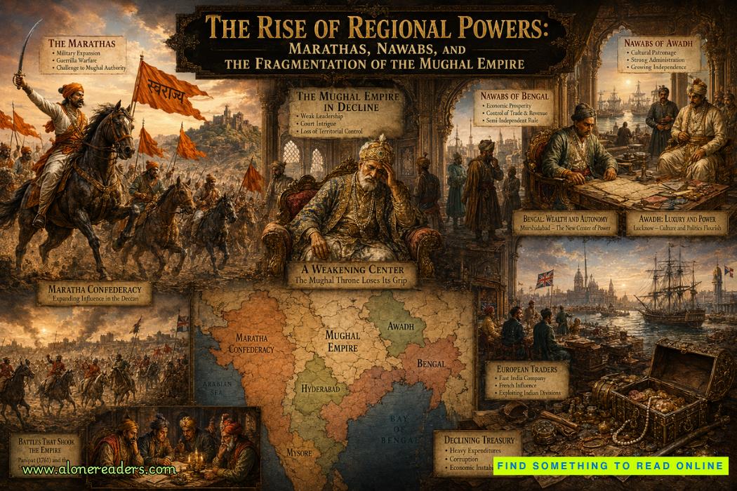 The Rise of Regional Powers: Marathas, Nawabs, and the Fragmentation of the Mughal Empire