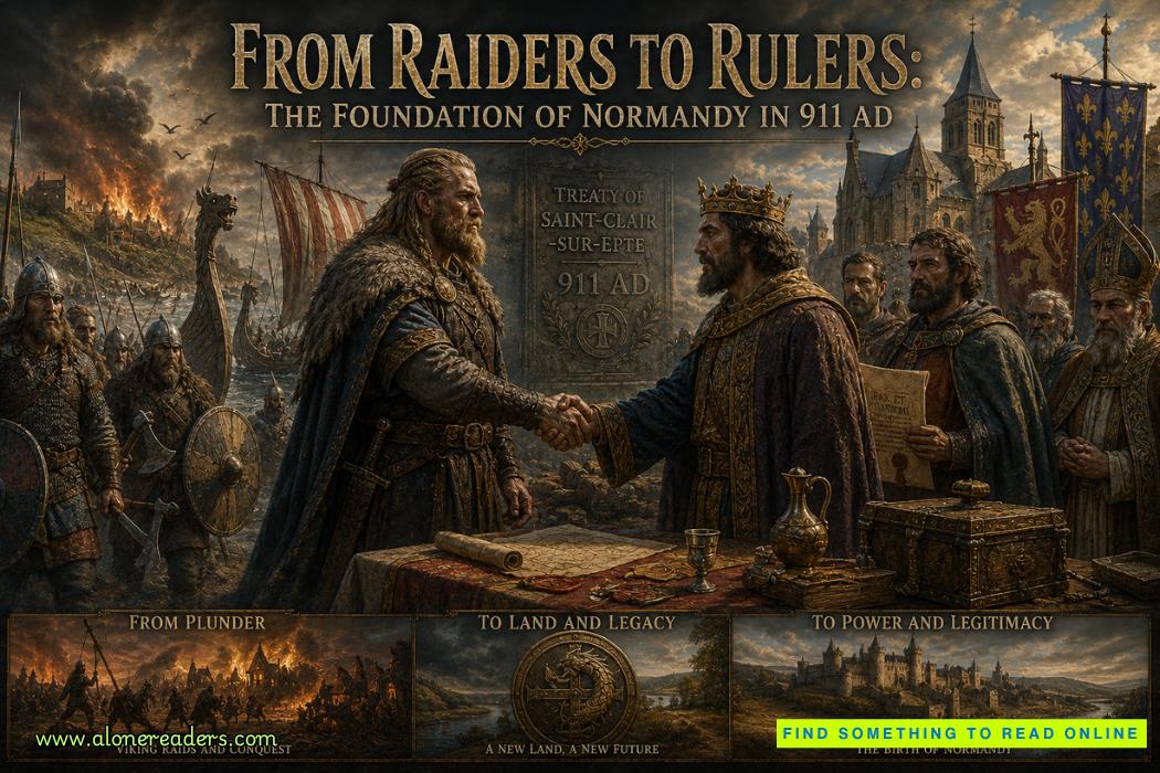 From Raiders to Rulers: The Foundation of Normandy in 911 AD