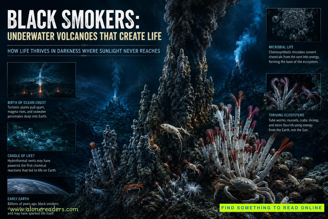 Black Smokers: Underwater Volcanoes That Create Life in the Deep Ocean