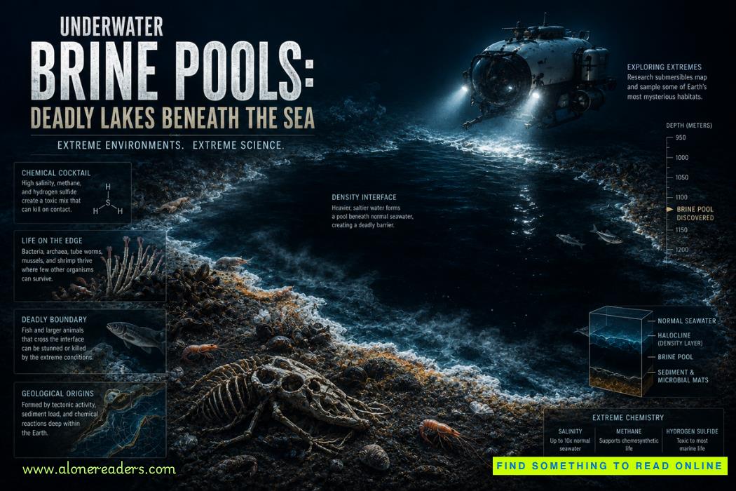Underwater Brine Pools: Deadly Lakes Beneath the Sea and the Strange Life They Harbor