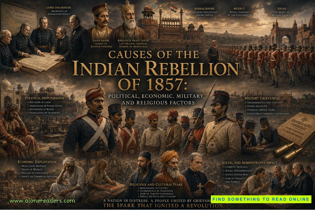 Causes of the Indian Rebellion of 1857: Political, Economic, Military, and Religious Factors