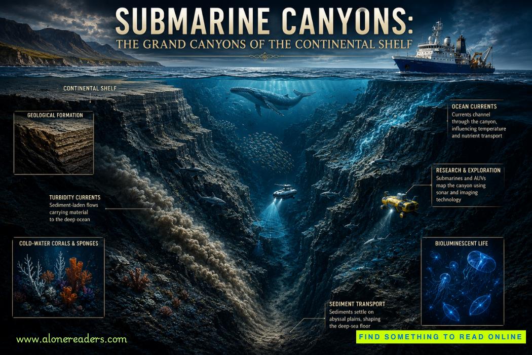 Submarine Canyons: The Grand Canyons of the Continental Shelf and Their Hidden Ocean Worlds