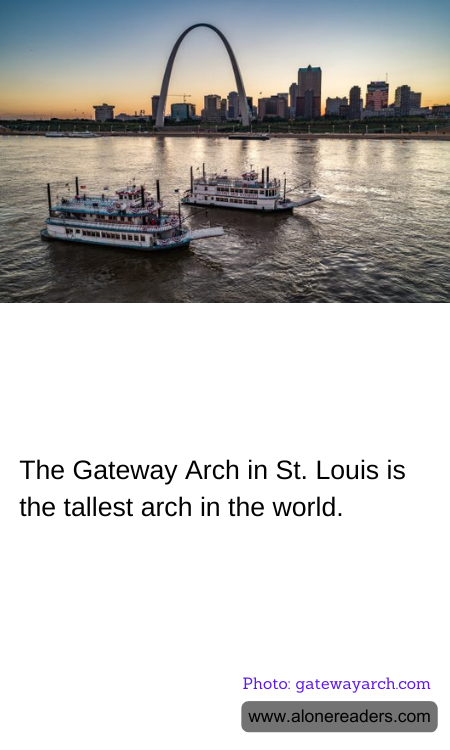 The Gateway Arch in St. Louis is the tallest arch in the world.