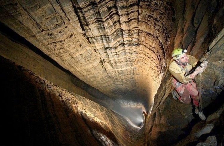 2. Krubera-Voronja Cave, Georgia